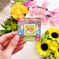 Enamel Pin - Emotional Support Mushroom Stamp - Art Haus and Co
