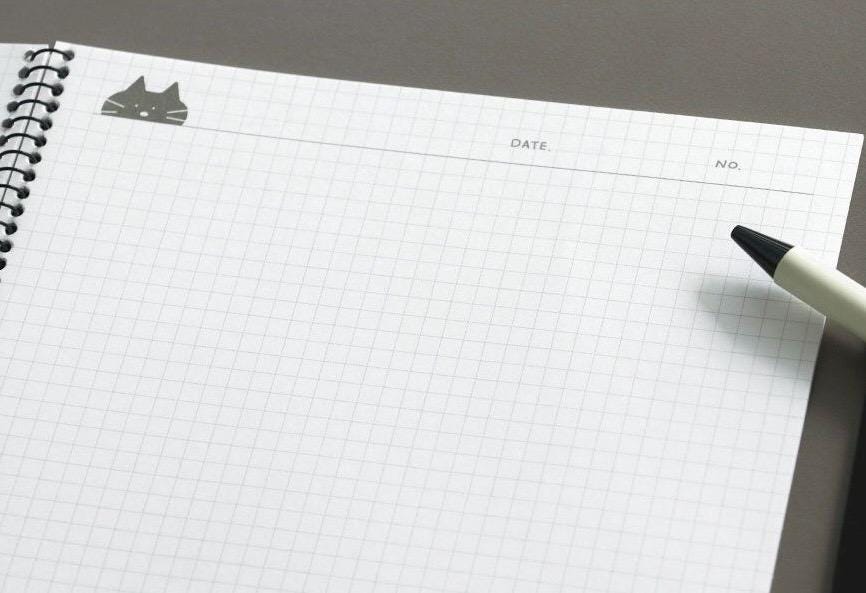 Doodle Grid Notebook