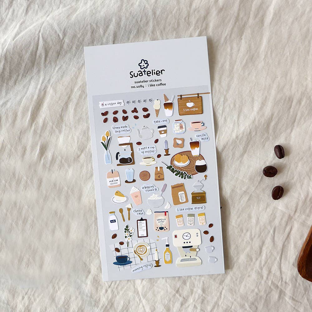 I Like Coffee Sticker Sheet