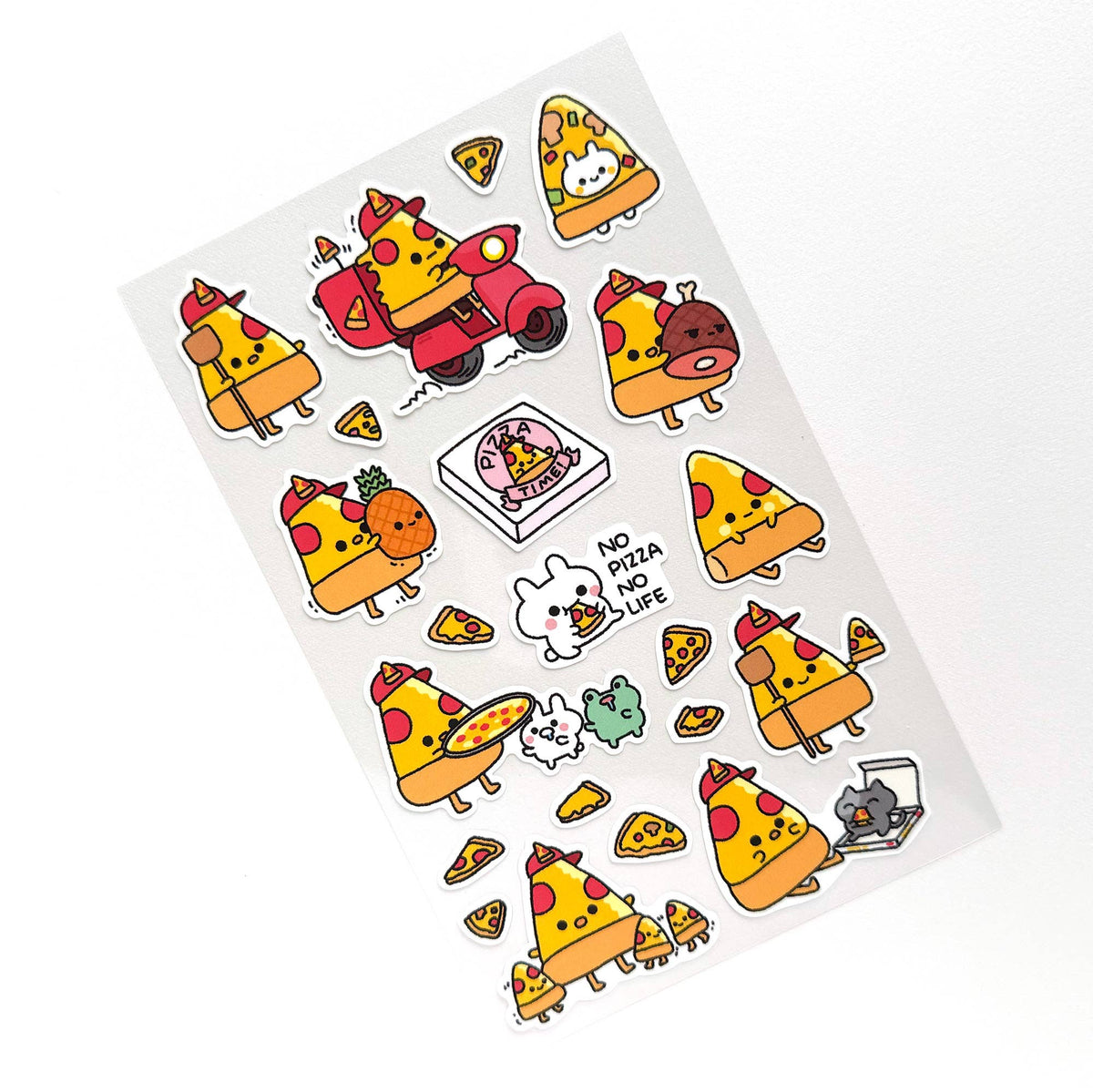 A Pizza Day Planner Sticker Sheet
