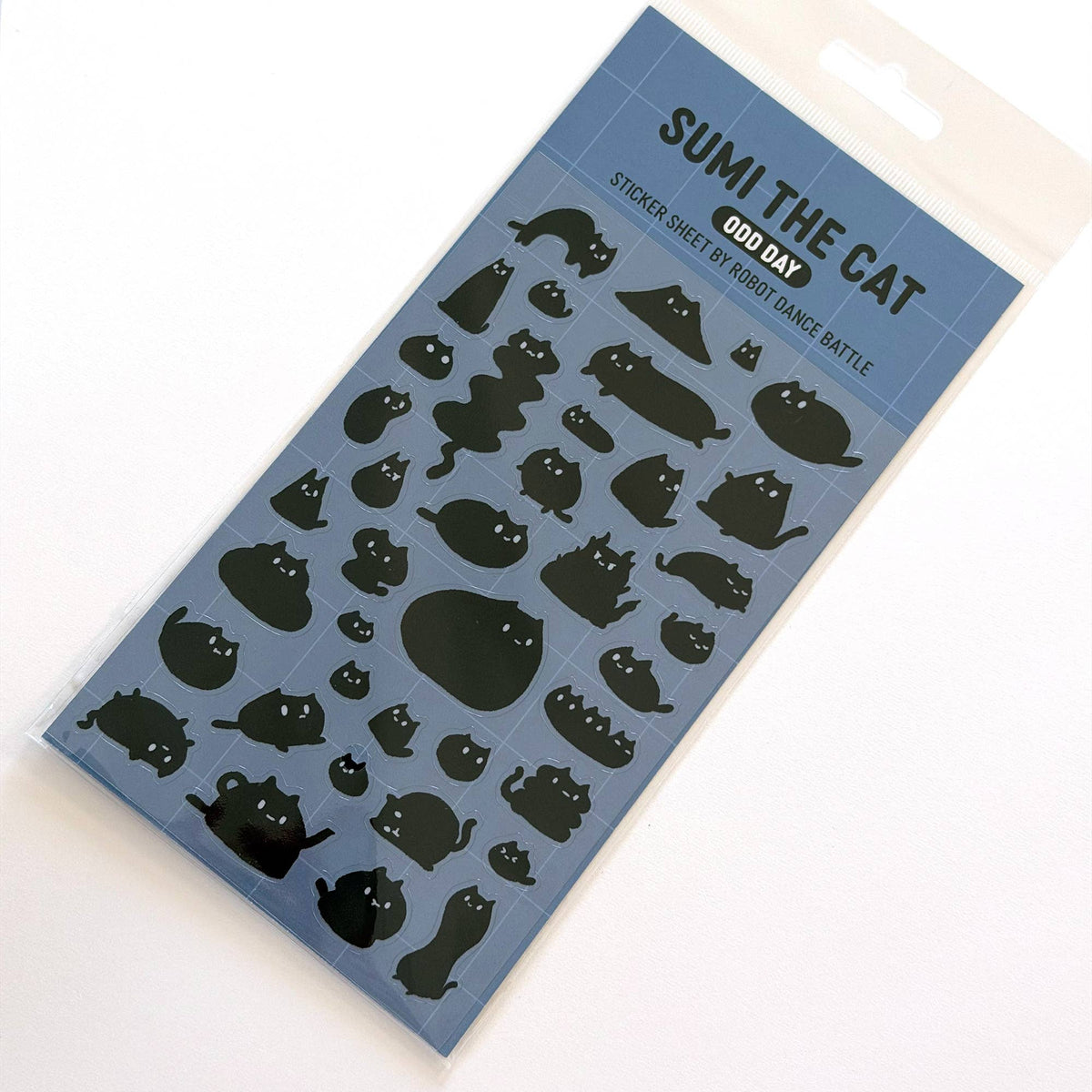 Sumi The Black Cat Odd Day Planner Sticker Sheet