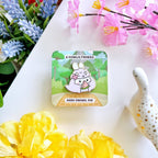 Enamel Pin - Lil' Triceratops Bunny - Art Haus and Co