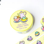 Bunny and Froggy Tea Time Washi Tape