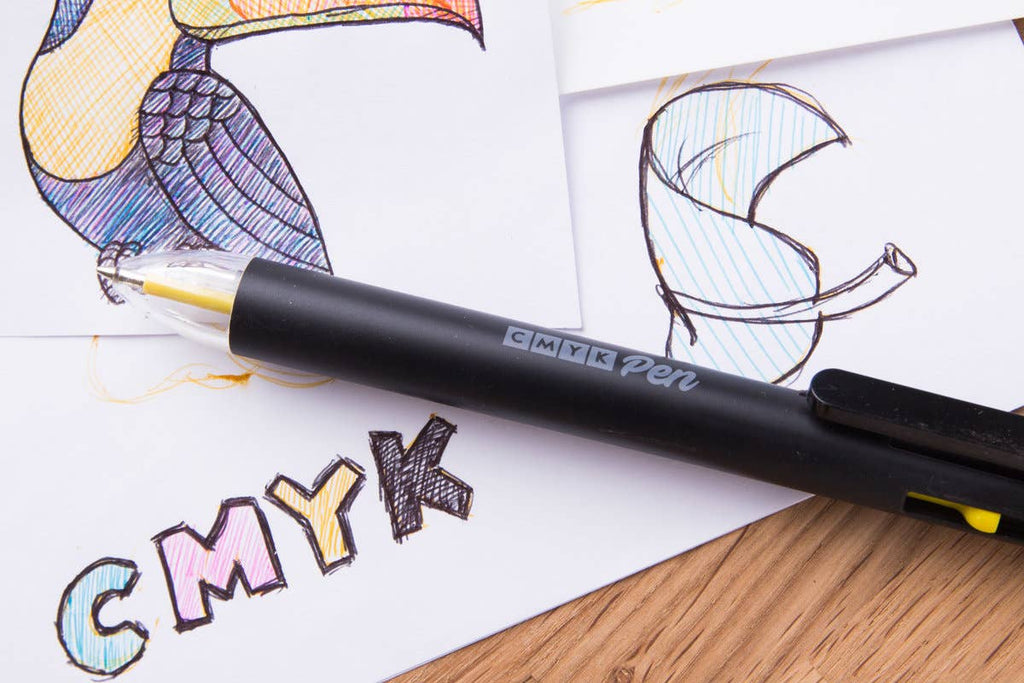 CMYK Pen - Sketch in full colour