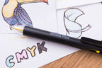 CMYK Pen - Sketch in full colour