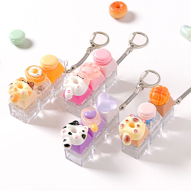 iiGEN - Cute DIY 3-Key Keyboard Keyring Kit
